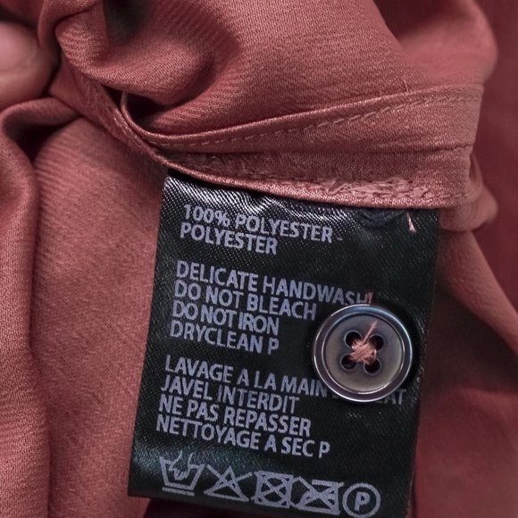 Ann Demeulemeester Dusty Rose Pleated Ruffle Top - Picture 11 of 11